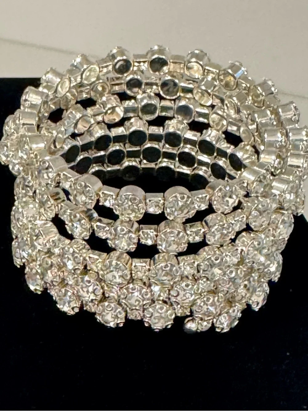 Crystal Multi-Row Wrap Bracelet For Wrist or Arm BLING!!